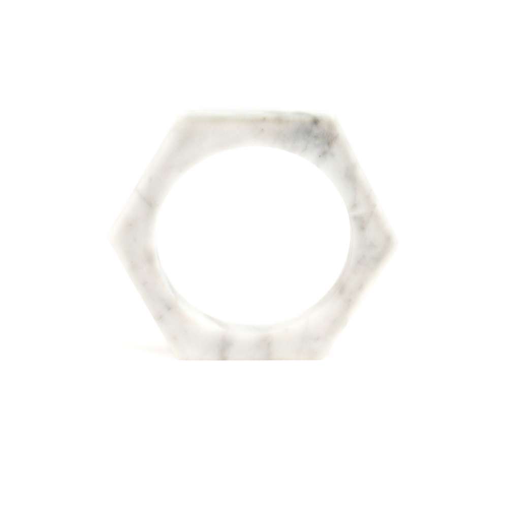 O Form-Bracelet No. 01 Marble White