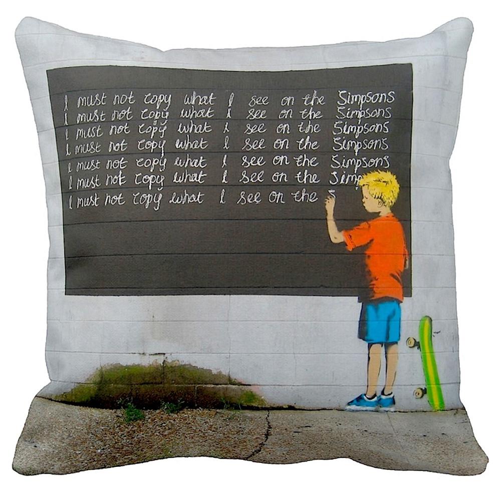 I Must Not Copy What I See On The Simpsons | Banksy