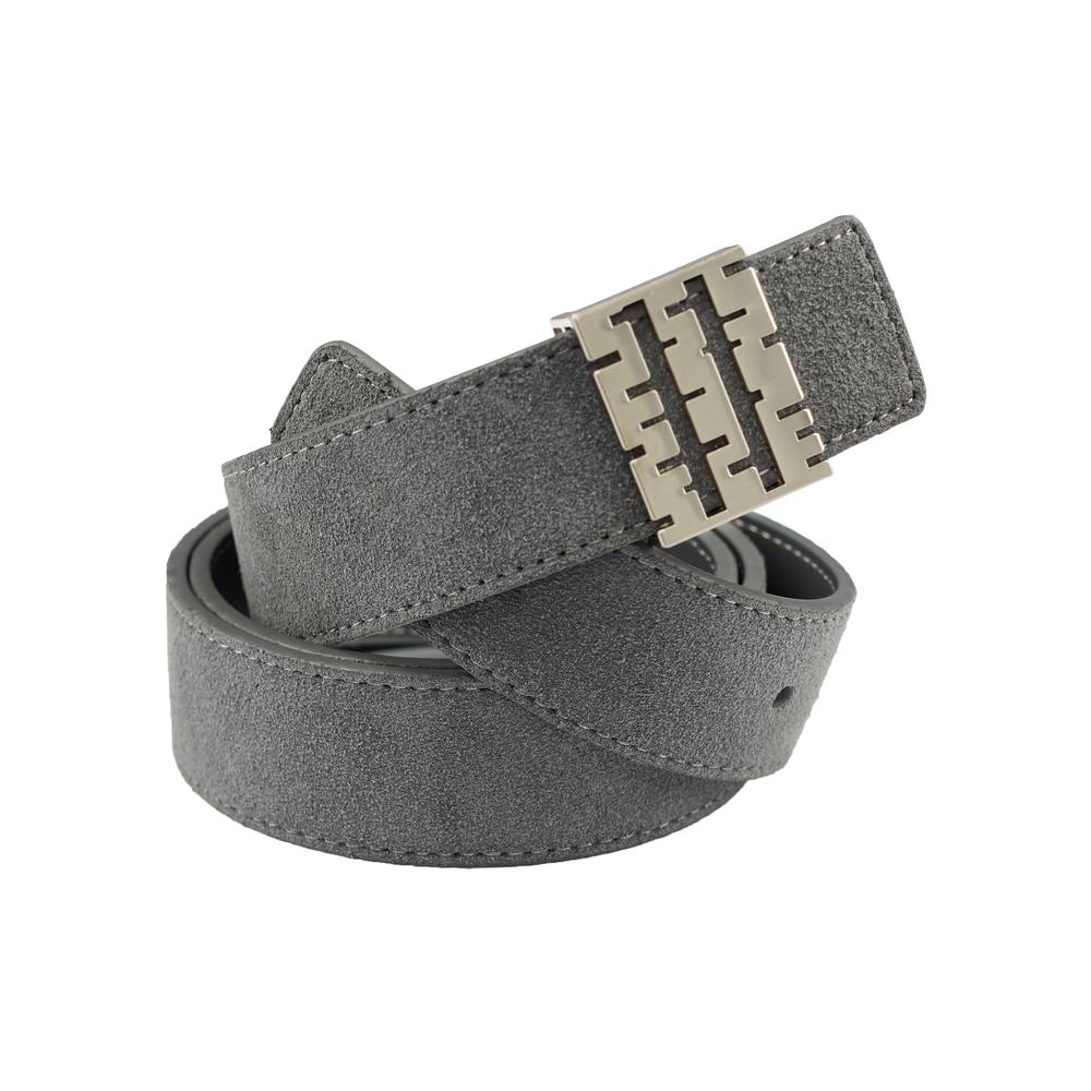 Breza Suede Belt | Gray | Accessories
