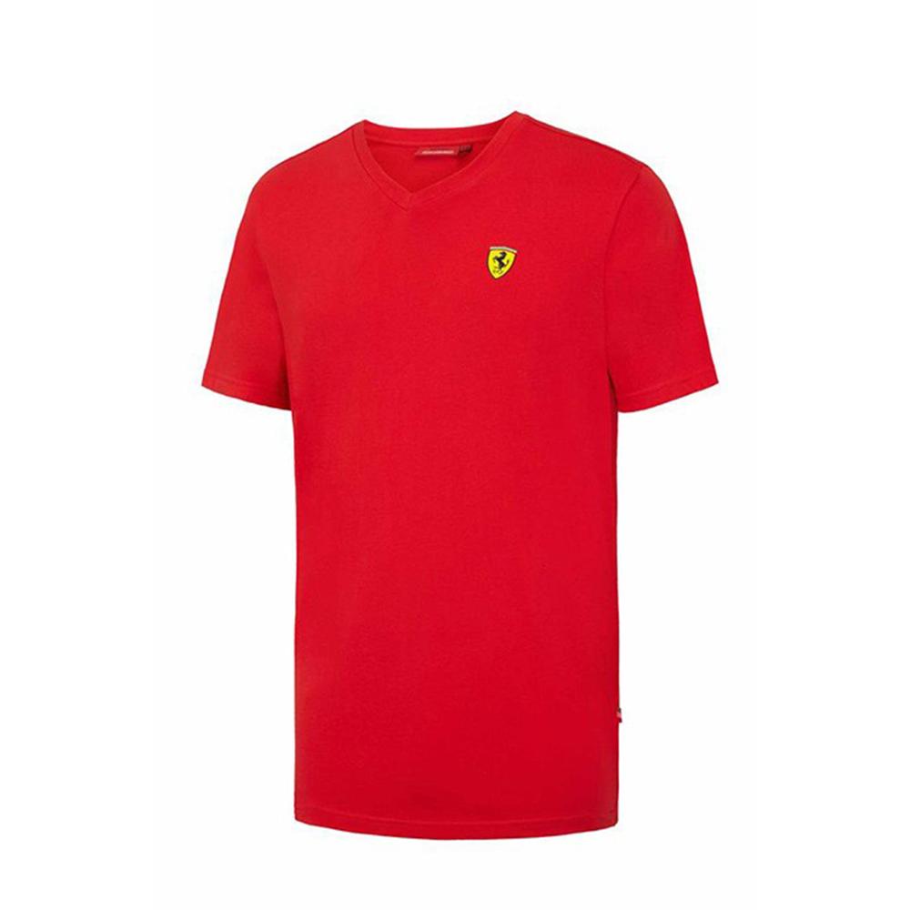 Scuderia Ferrari V-Neck T-Shirt Mens | Motorstore
